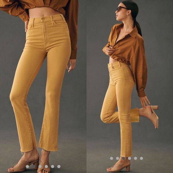 MOTHER The Hustler Ankle Fray Jeans | 30 | Tinsel | Anthropologie - Picture 4 of 15